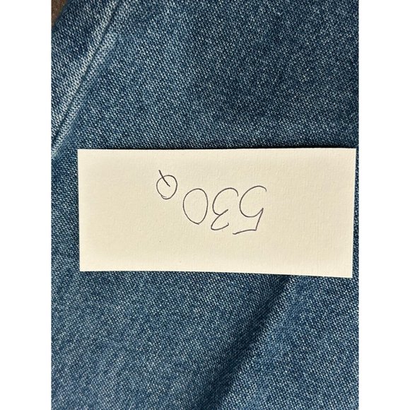 Howard Wolf Sport Denim Pull On Pants Floral Embroidery Elastic Waist Sz M - Picture 9 of 10